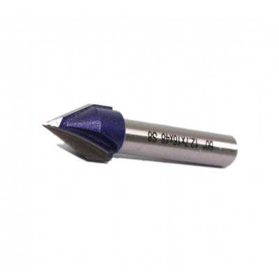 Фреза v-образная для гравировки 60° 12.7×16х48 S8 TRV1216608 Tapper